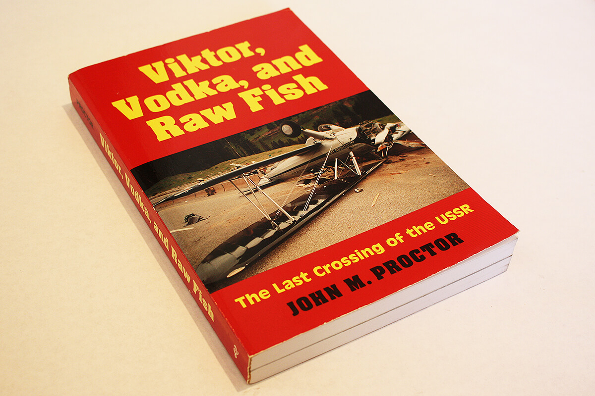 Viktor, Vodka and Raw Fish, book, front cover